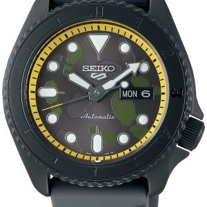 Seiko Herrklocka SRPH69K1 5 Svart/Gummi Ø43 mm