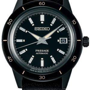 Seiko Herrklocka SRPH95J1 Presage Svart/Läder Ø40.8 mm