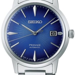 Seiko Herrklocka SRPJ13J1 Presage Blå/Stål Ø39.5 mm