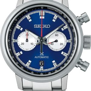 Seiko Herrklocka SRQ043J1 Prospex Blå/Stål Ø43 mm