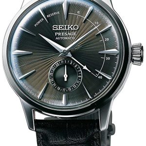 Seiko Herrklocka SSA345J1 Presage Grå/Läder Ø40 mm