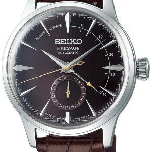 Seiko Herrklocka SSA393J1 Presage Brun/Läder Ø40.5 mm