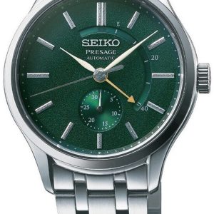 Seiko Herrklocka SSA397J1 Presage Grön/Stål Ø42 mm