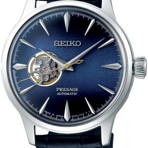 Seiko Herrklocka SSA405J1 Blå/Läder Ø40.5 mm