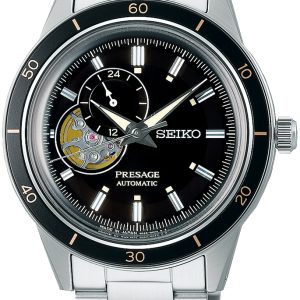 Seiko Herrklocka SSA425J1 Presage Svart/Stål Ø40.8 mm