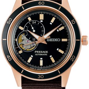 Seiko Herrklocka SSA426J1 Presage Svart/Textil Ø40.8 mm