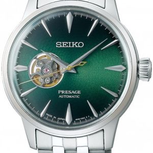 Seiko Herrklocka SSA441J1 Presage Grön/Stål Ø40.5 mm