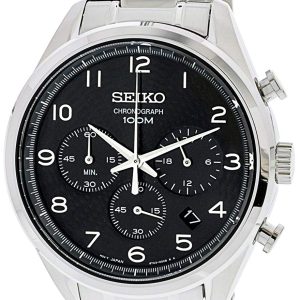 Seiko Herrklocka SSB295P1 Svart/Stål Ø42.5 mm