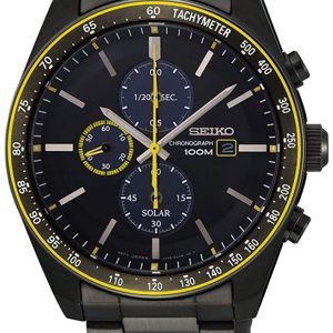 Seiko Herrklocka SSC723P1 Solar Svart/Stål Ø43.2 mm