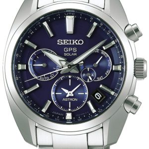 Seiko Herrklocka SSH019J1 Astron Blå/Stål Ø42.7 mm