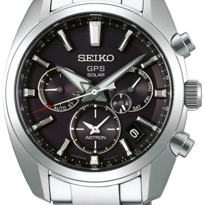 Seiko Herrklocka SSH021J1 Astron Svart/Stål Ø42.7 mm