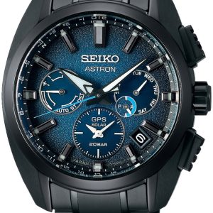 Seiko Herrklocka SSH105J1 Astron Blå/Titan Ø42.8 mm