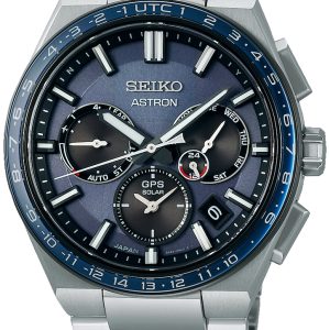 Seiko Herrklocka SSH109J1 Astron Blå/Titan Ø42.7 mm