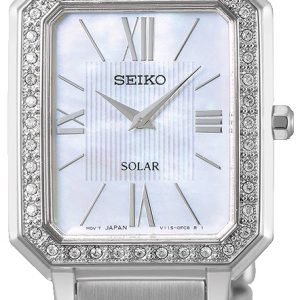 Seiko Herrklocka SUP427P1 Solar Vit/Stål