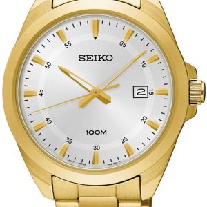 Seiko Herrklocka SUR212P1 Silverfärgad/Gulguldtonat stål Ø41 mm