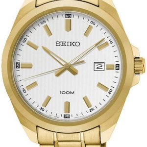 Seiko Herrklocka SUR280P1 Vit/Gulguldtonat stål Ø42 mm