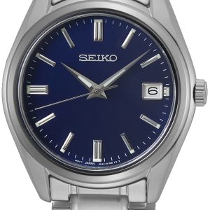 Seiko Herrklocka SUR317P1 Classic Blå/Stål Ø35 mm