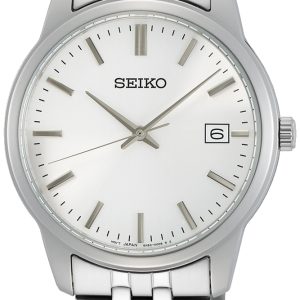 Seiko Herrklocka SUR397P1 Discover More Vit/Stål Ø40 mm