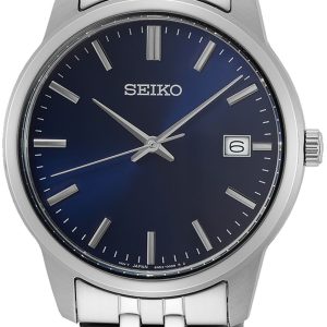 Seiko Herrklocka SUR399P1 Dress Blå/Stål Ø40 mm