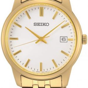 Seiko Herrklocka SUR404P1 Vit/Gulguldtonat stål Ø40 mm