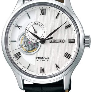 Seiko Presage Herrklocka SSA379J1 Silverfärgad/Läder Ø41.77 mm