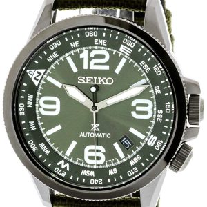 Seiko Prospex Herrklocka SRPC33K1 Grön/Läder Ø42 mm