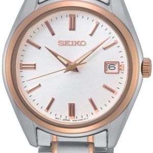 Seiko SUR322P1 Conceptual Vit/Roséguldstonat stål Ø36 mm