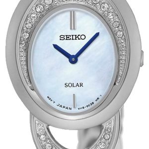 Seiko Solar Damklocka SUP295P1 Vit/Stål Ø23 mm