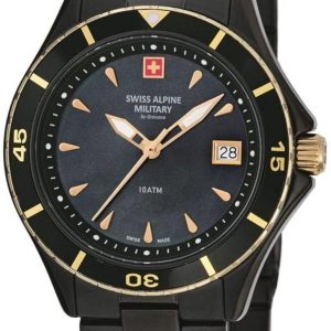 Swiss Alpine Military Damklocka 7740.1184 Nautilus Vit/Stål Ø36 mm