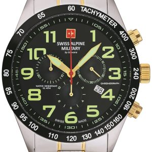 Swiss Alpine Military Herrklocka 7047.9147 Combat Light Svart/Stål