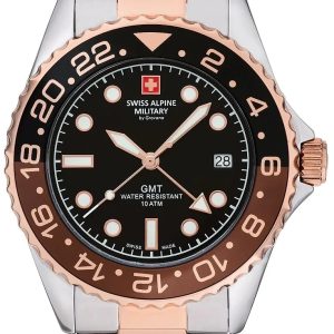 Swiss Alpine Military Herrklocka 7052.1154 Master Diver GMT