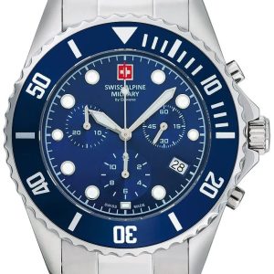 Swiss Alpine Military Herrklocka 7053.9135 Master Diver Chrono