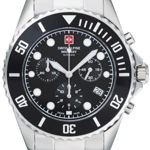 Swiss Alpine Military Herrklocka 7053.9137 Master Diver Chrono