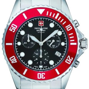 Swiss Alpine Military Herrklocka 7053.9139 Master Diver Chrono