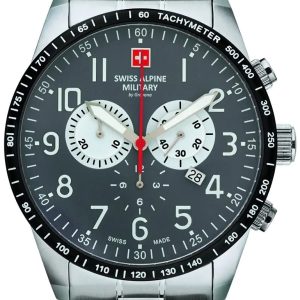 Swiss Alpine Military Herrklocka 7082.9138 Hornet Chrono Grå/Stål