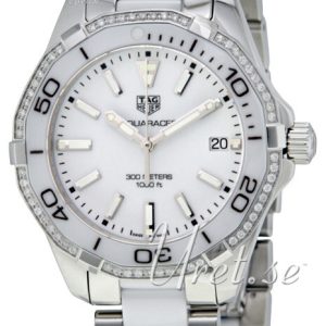 TAG Heuer Damklocka WAY131H.BA0914 Aquaracer Vit/Stål Ø35 mm