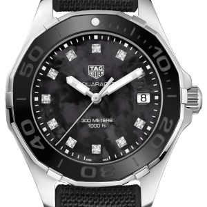 TAG Heuer Damklocka WAY131M.FT6092 Aquaracer Lady Svart/Gummi Ø35 mm