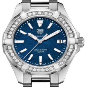 TAG Heuer Damklocka WAY131N.BA0748 Aquaracer Lady Blå/Stål Ø35 mm