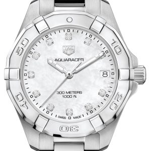 TAG Heuer Damklocka WBD1314.BA0740 Aquaracer Lady Vit/Stål Ø32 mm