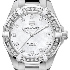 TAG Heuer Damklocka WBD1315.BA0740 Aquaracer Lady Vit/Stål Ø32 mm