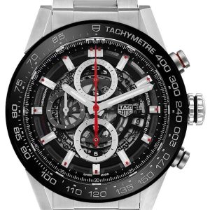 TAG Heuer Herrklocka CAR201V.BA0714 Carrera Svart/Stål Ø43 mm