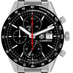 TAG Heuer Herrklocka CV201AK.BA0727 Carrera Svart Ø41 mm