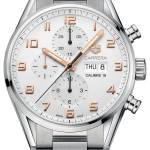 TAG Heuer Herrklocka CV2A1AC.BA0738 Carrera Silverfärgad/Stål Ø43