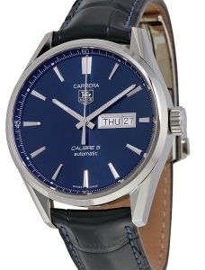 TAG Heuer Herrklocka WAR201E.FC6292 Carrera Blå/Läder Ø41 mm