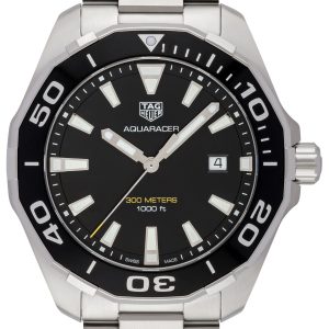 TAG Heuer Herrklocka WAY101A.BA0746 Aquaracer Svart/Stål Ø43 mm