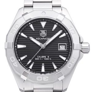 TAG Heuer Herrklocka WAY2110.BA0928 Aquaracer Svart/Stål Ø40.5 mm