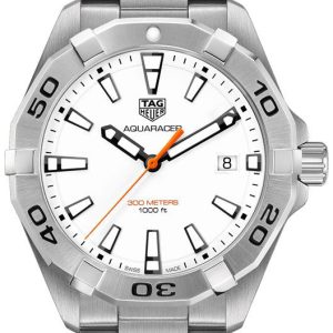 TAG Heuer Herrklocka WBD1111.BA0928 Aquaracer Vit/Stål Ø41 mm