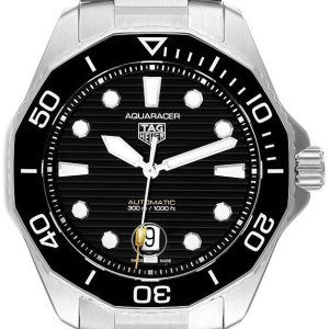 TAG Heuer Herrklocka WBP201A.BA0632 Aquaracer Svart/Stål Ø43 mm