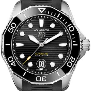 TAG Heuer Herrklocka WBP201A.FT6197 Aquaracer Svart/Gummi Ø43 mm