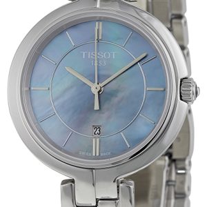 Tissot Damklocka T094.210.11.121.00 T-Lady Flamingo Blå/Stål Ø26 mm